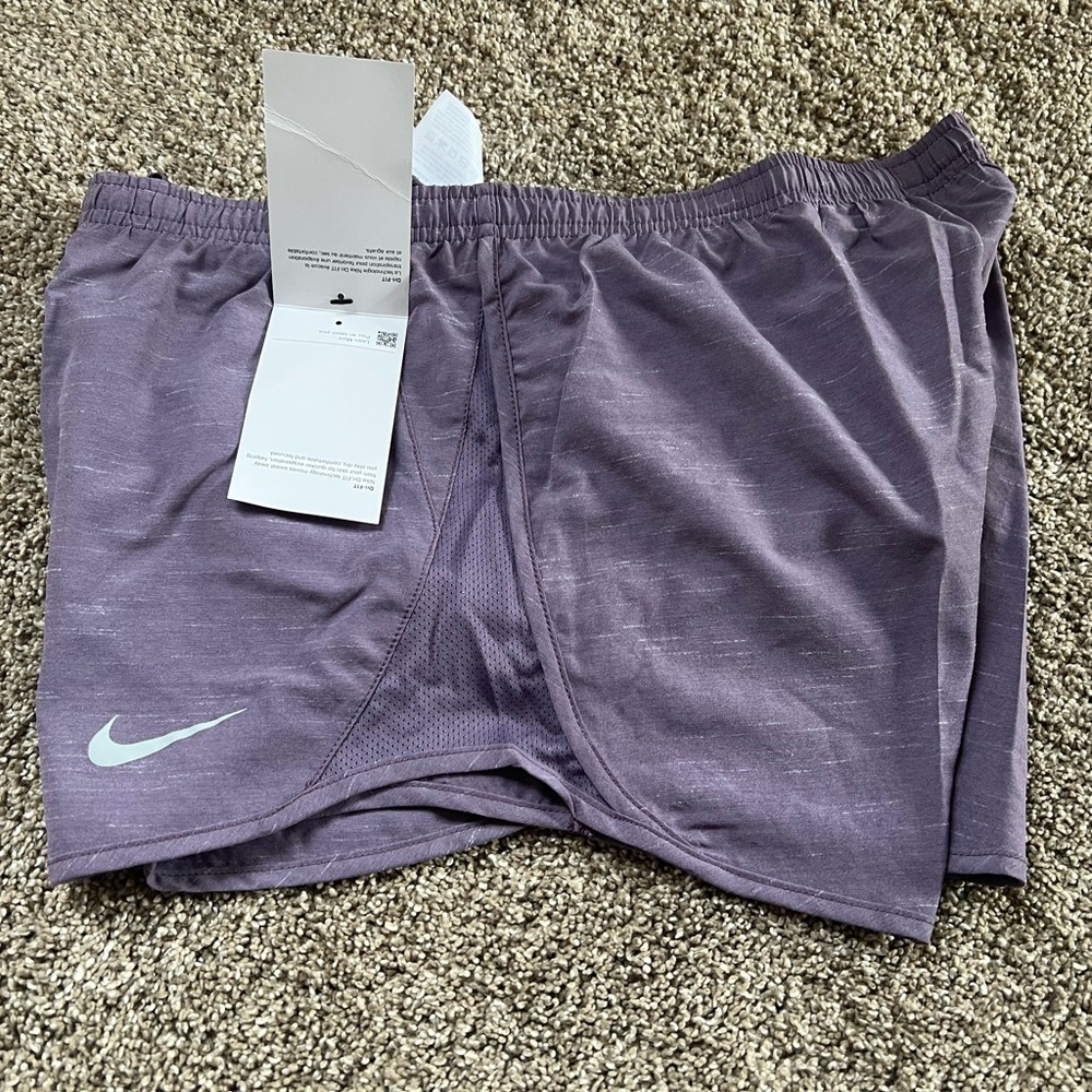 Nike running tempo shorts new with tags medium purple